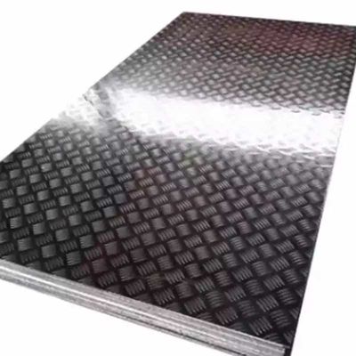 Un buen precio. Hojas de placa a cuadros de aluminio brillante Placas con patrón de cuadros 1600 mm en línea