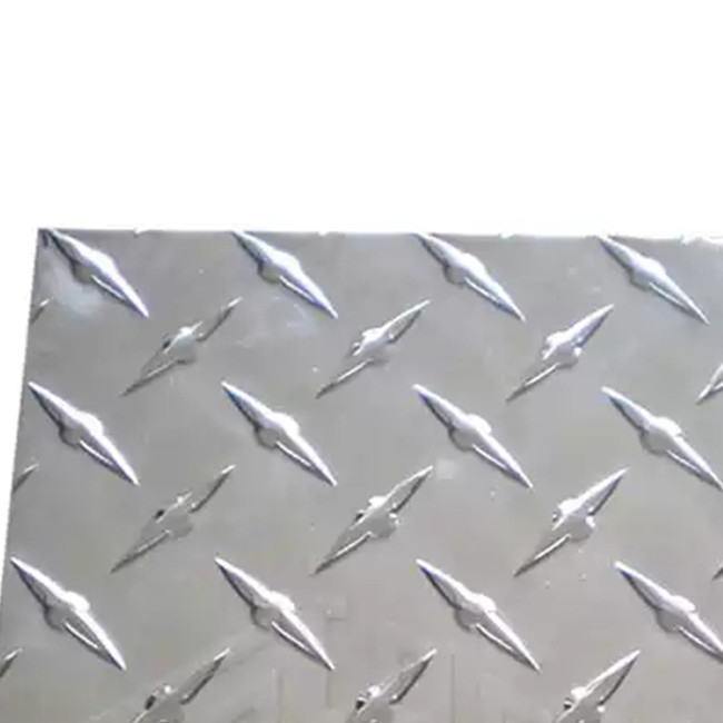 Checkered Embossing Aluminum Plate H12 3105 5052 Diamond Sheet Alloy For Boat Lift