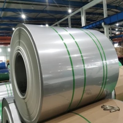 Un buen precio. La bobina de acero inoxidable No.1 de AISI 304L 316L 310S acaba la acción de acero inoxidable de la bobina de la protección superficial del PVC en línea