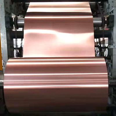 Un buen precio. Hoja de cobre del cobre de la hoja los 0.1Mm de la bobina para el fabricante de la bobina de la tira del cobre de la batería C11000 Etp Tu1 en línea