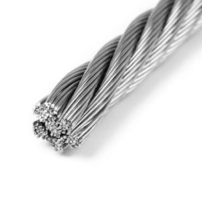 Un buen precio. Título frío de acero inoxidable de la cuerda 7*37 15m m de la bobina del alambre AISI304 en línea