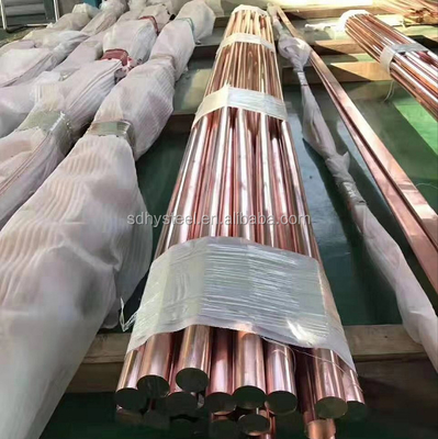Un buen precio. C11000 Barras de cobre de latón súper puro Rodas redondas de longitud plana 300-6000 en línea