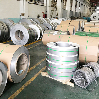 Un buen precio. Frío laminado borde de recorte blando 409 410 430 Lámina de acero inoxidable bobinas de tira Precios bobina de acero inoxidable en línea