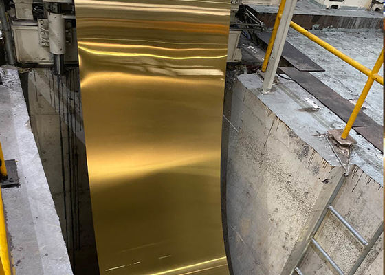 Un buen precio. De acero inoxidable de Champagne Titanium SUS304 cubre laminado en caliente en línea
