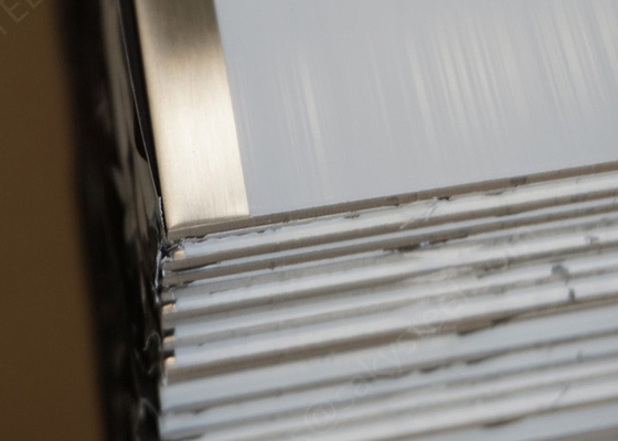 Un buen precio. 6m m 201J laminaron la hoja de acero inoxidable para los bordes rectos en línea