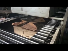 Capa de acero inoxidable laminada en frío PVD 304 de espesor 2 mm con color latón